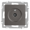 Розетка Intro Accent 6-301-09 TV одиночная, IP20, СУ, титан