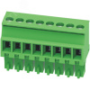 Разъём гнездовой MC, шаг 3.5мм,2 конт., зел.