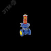 Регулятор перепада давления прямого действия DN40 PN16, EPDM, корпус чугун, диапазон 0.04..0.7 МПа
