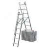 Лестница трехсекционная универсальная с допфункцией CORDA 3х7