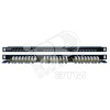 Патч-панель высокой плотности 19 0.5U 24 порта RJ-45 категория 6 Dual IDC