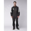 Костюм Формула (ткань Смесовая,240) полукомбинезон, темно-серый светло-серый черный 64-66 170-176
