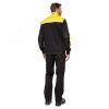 Куртка Старт, цвет черный с желтым, р. 120-124/170-176
