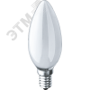 Лампа накаливания декоративная ДС 40вт B35 230в Е14 матовая (свеча)