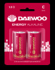 Элемент питания LR14 DAEWOO Energy Alkaline блистер, 2 шт.