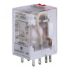 Реле миниатюрное промышленное общего назначения, 2CO, ком. ток 12А, AgSnO?, напряжение 12V AC, опция