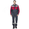 Костюм мужской Таль брючный, цвет серый с красным, р. 120-124/170-176