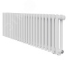 Радиатор стальной трубчатый двухрядный 300/72/24 нижнее подключение коллектор круглого сечения белый