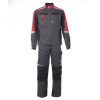 Костюм мужской ФОРМУЛА, куртка/полукомбинезон, цвет темно-серый/красный/чёрный, р. 60-62/182-188