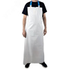 Фартук полиуретановый облегченный с шейной тесьмой, 150 мкм, 90x130 см, белый