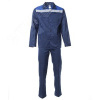 Костюм мужской СТАНДАРТ с СОП летний, куртка, брюки, т.синий, васильковый, 52-54,104-108/170-176