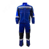 Костюм ФОРМУЛА с СОП (куртка, полукомбинезон) цв. т.синий/чёрный/василёк, р. 52-54/182-188