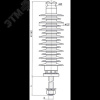 Изолятор опорный композитный 35 кВ, M24x140