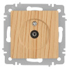 Розетка Intro Accent 6-301-11 TV одиночная, IP20, СУ, сосна