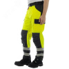 Сигнальные брюки Brodeks KS313, желтый/черный (48)