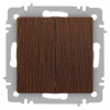 Переключатель Intro Accent 6-107-10 двойной, 10А-250В, IP20, СУ, AL/CU, венге
