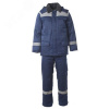 Костюм утеплённый мужской СТАНДАРТ-ЛЮКС куртка полукомбинезон цв. т/синий со светло-серым 64-66/170-