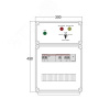 Щит управления электрообогревом HS 2x3400 D330 (в комплекте с терморегулятором и датчиком температур
