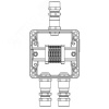 Взрывозащищенная клеммная коробка из алюминия TBE-A-12-(6xCBC.2)-2xKA2MHK(A)-1xKA2MHK(C)1Ex e IIC Т5