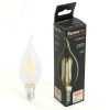Лампа светодиодная LED 8вт Е14 белый свеча на ветру FILAMENT Feron.PRO