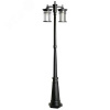 Светильник НТУ-2х60w столб Е27 IP44 черный