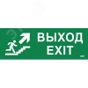 Этикетка самоклеящаяся 280х100мм ''Выход/лестница вверх/фигура'' IEK