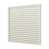 Экран радиаторный из ПВХ профиля 600х600, цвет Слоновая кость