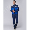 Костюм Мастер (ткань Смесовая,210) полукомбинезон, темно-синий/васильковый, 64-66/ 170-176