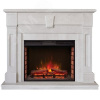 Каминокомплект напольный дистанционное управление 950/1180/400, 1500 Вт цвет белый камень