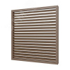 Экран радиаторный из ПВХ профиля 600х600, цвет Дуб
