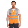 Жилет сигнальный арт. J04К цв. оранжевый флуоресцентный р. 4XL 128-132/170-188