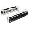 Патч-панель настенная, 12 портов RJ-45, категория 5е, с подставкой