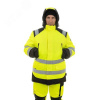 Зимняя сигнальная куртка-парка Brodeks KW217 , желтый/черный (2XL)