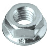 Гайка DIN6923 М5 шестигранная с фланцем оцинкованная (100 шт)