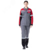 Костюм женский Виват с бр. цв. сер.-черн.-красн., р.104-108/158-164