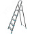 Лестница-стремянка стальная, 5 ступеней, вес 5.5 кг