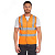 Жилет сигнальный арт. J04 цв. оранжевый флуоресцентный р. XL 104-108/170-188
