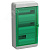 TEKFOR Корпус пластиковый КМПн-36 IP65 зеленая прозрачная дверь IEK