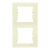 Рамка х2 вертик.. беж.