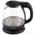 Чайник ENERGY E-296 (1 л) стекло, пластик цвет черный Чайник ENERGY E-296 (1 л) стекло, пластик цвет черный