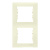 Рамка х2 вертик.. беж.