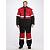 Костюм зимний Профи-Норд (тк.Смесовая,250) п/к, черный/красный,56-58,182-188