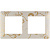 Valena LIFE Рамка 2 поста Ампир бежевый универсальная