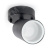 Светильник ДБУ GU10 без лампы наклонный IP54 черный