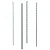 Стойка вертикальная 1600 мм без дополнительных креплений (4шт)