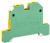 Клемма ЗНИ-4 мм.кв. ЗЕМЛЯ желто-зеленая Клемма ЗНИ-4 мм.кв. ЗЕМЛЯ желто-зеленая