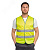Жилет сигнальный арт. J02 цв. жёлтый флуоресцентный р. L 96-100/170-188