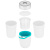 Йогуртница KT-2077-3 бело-бирюзовый Йогуртница KT-2077-3 бело-бирюзовый