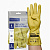 Перчатки хозяйственные виниловые, L, желтый