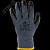 Перчатки Double LTX, хлопок/полиэфир, двухсл. рельеф. латекс. покр. Ладони, размер 10/XL (12пар)
